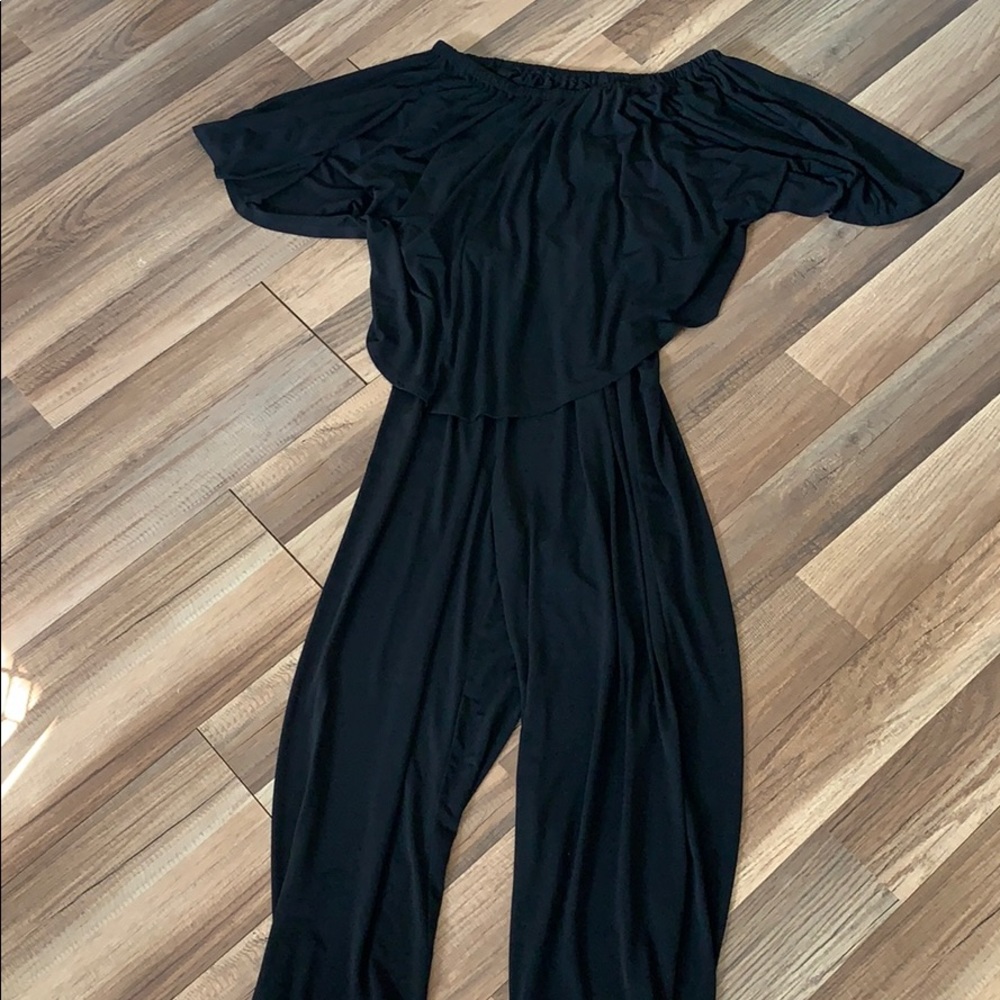 Boho Chic Poncho Capelet Jumpsuit